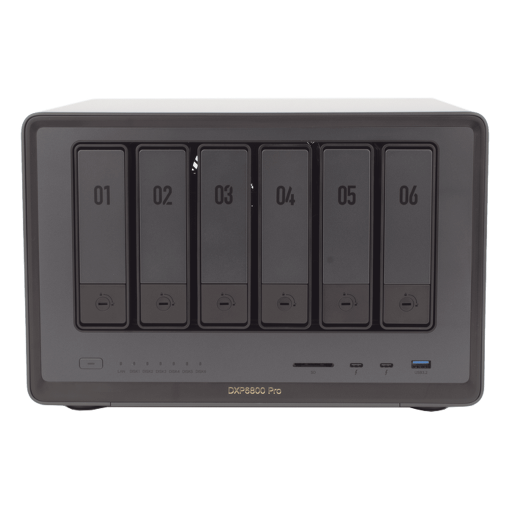 NAS UGREEN NASync DXP6800 Pro / Intel Core i5-1235U 10 Núcleos / 6 Bahías SATA + 2 M.2 NVMe / 2 Puertos Thunderbolt 4 / 2 Puertos 10GbE / 8K HDMI