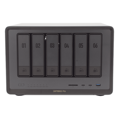 NAS UGREEN NASync DXP6800 Pro / Intel Core i5-1235U 10 Núcleos / 6 Bahías SATA + 2 M.2 NVMe / 2 Puertos Thunderbolt 4 / 2 Puertos 10GbE / 8K HDMI