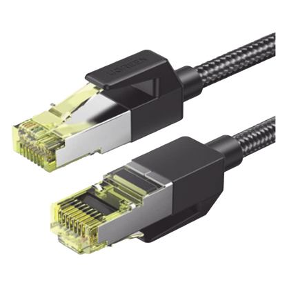 Cable Ethernet Cat7 CLASS F/FTP Redondo con Malla de Nylon 3 Metros (9.84 Pies)