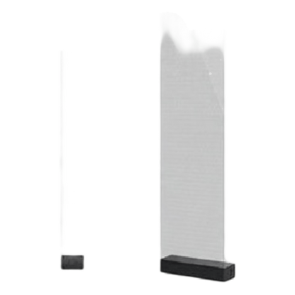 Panel LED Transparente / Pixel Pitch 3.91 mm / 250 x 1,200 mm / Transparencia 82% / Brillo 1500-5000 nits / SMD1717 / Instalacion Pegado-Colgado-Fijo