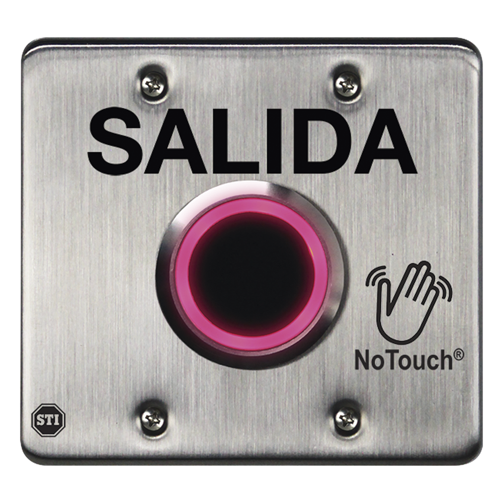 Interruptor IR NoTouch® de Acero Inoxidable, Salida Doble, SALIDA
