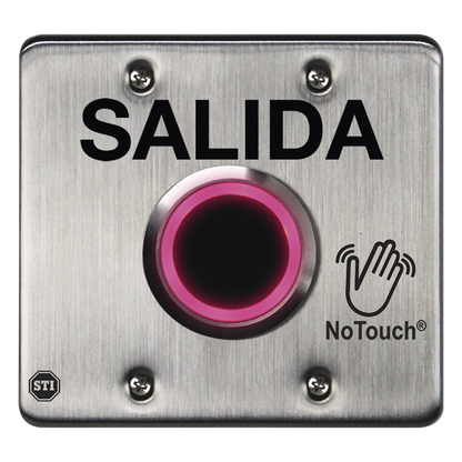 Interruptor IR NoTouch® de Acero Inoxidable, Salida Doble, SALIDA