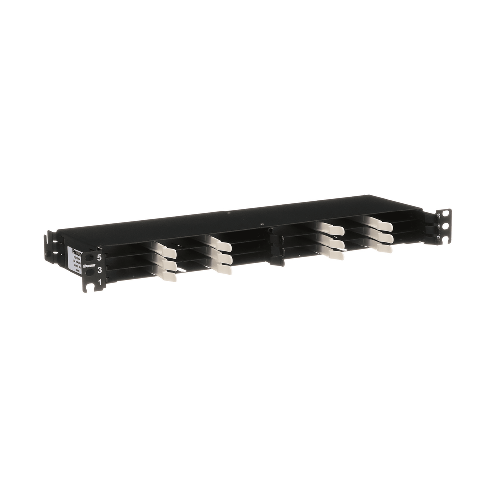 Panel de Distribución de Fibra Óptica, Acepta 18 Cassettes HD Flex en 4 Espacios, Hasta 144 Fibras, 1 UR
