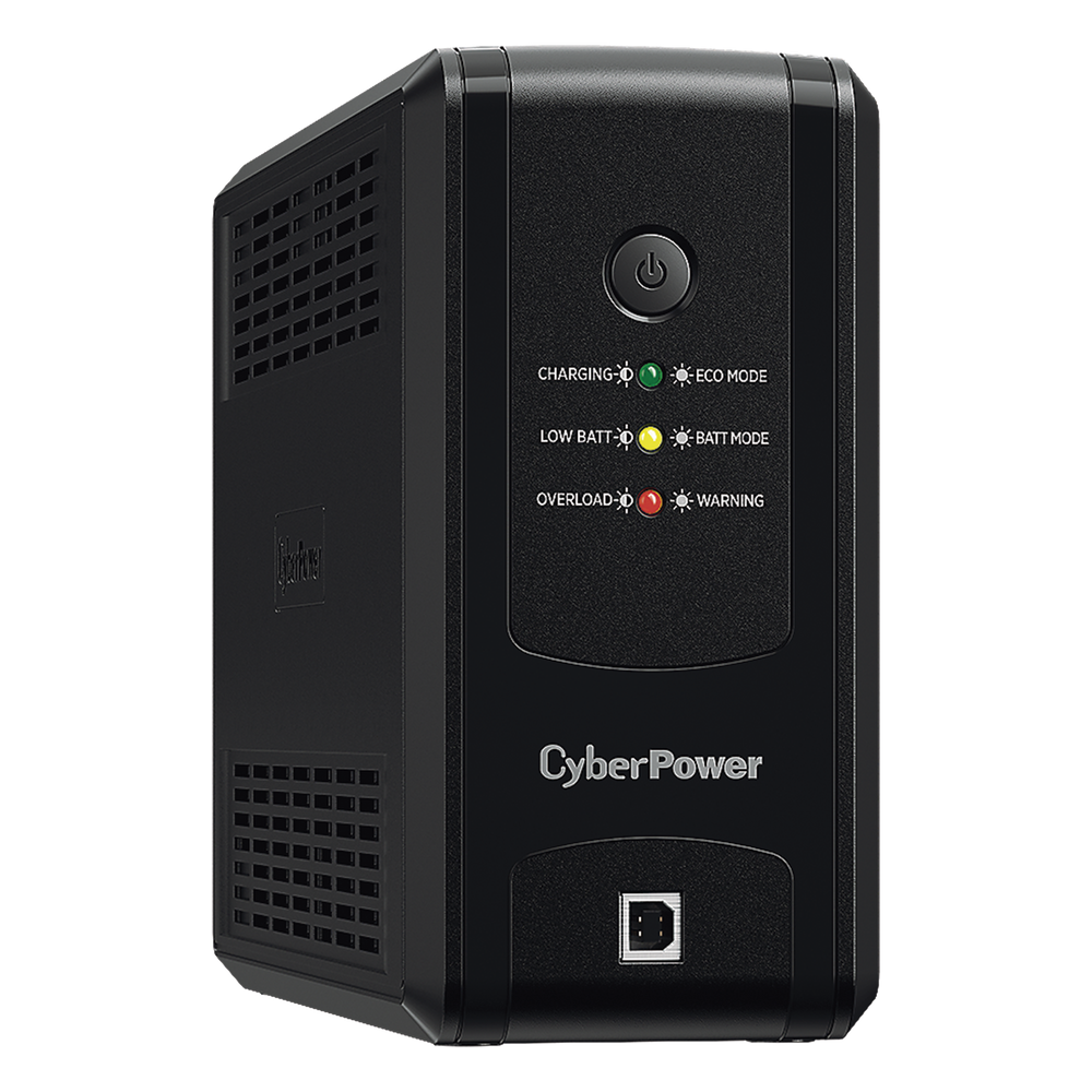 UPS de 1000 VA/500 W, Topología Línea Interactiva, Entrada 120 Vca NEMA 5-15P, y 8 Salidas NEMA 5-15R, Puerto USB, Con Regulador de Voltaje (AVR)