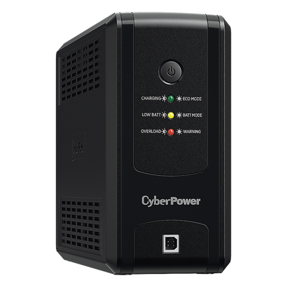UPS de 1000 VA/500 W, Topología Línea Interactiva, Entrada 120 Vca NEMA 5-15P, y 8 Salidas NEMA 5-15R, Puerto USB, Con Regulador de Voltaje (AVR)