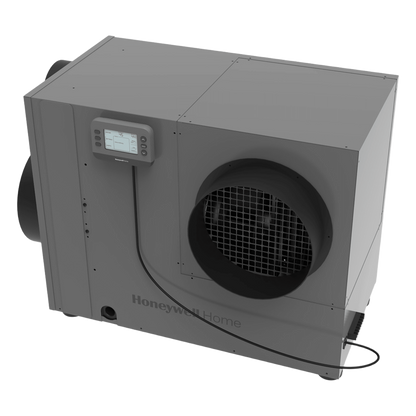 Deshumidificador de casa completa de 90 pints por día con ventilación integrada, salida tri-direccional y sensores de fuga, filtro MERV 8 de 14x20