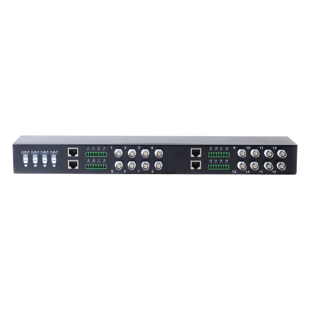 (TRANCEPTOR) RECEPTOR DE VIDEO PASIVO DE 16 CANALES / Resolución 4K / Compatible con cable UTP Cat 5e/6 / Compatible con HD-TVI/CVI/AHD/CVBS / TODO