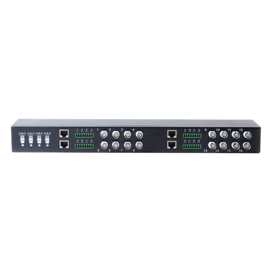 (TRANCEPTOR) RECEPTOR DE VIDEO PASIVO DE 16 CANALES / Resolución 4K / Compatible con cable UTP Cat 5e/6 / Compatible con HD-TVI/CVI/AHD/CVBS / TODO