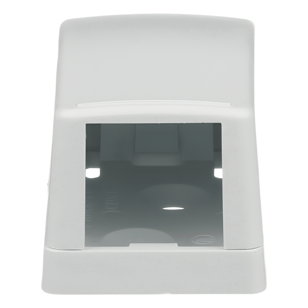 Caja de Montaje en Superficie, Para 1 Módulo Mini-Com, Color Blanco