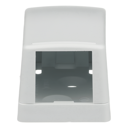 Caja de Montaje en Superficie, Para 1 Módulo Mini-Com, Color Blanco