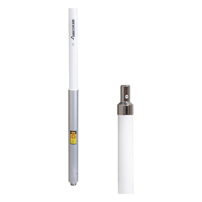 Antena Marina VHF SHAKESPEARE 476 / Base / 10 dB / 350 W / Conector SO-239 / 6.4 m (21 ft) / Banda Marina VHF