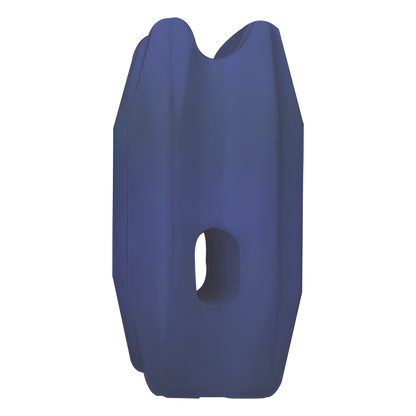 Aislador Azul de Esquina para Cercos Eléctricos / 18 kV / Resinas Vírgenes / Resistencia 7.5-10.2 kg / Anti UV / 66 mm x 31.6 mm