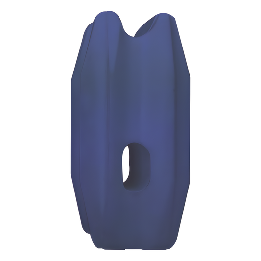 Aislador Azul de Esquina para Cercos Eléctricos / 18 kV / Resinas Vírgenes / Resistencia 7.5-10.2 kg / Anti UV / 66 mm x 31.6 mm