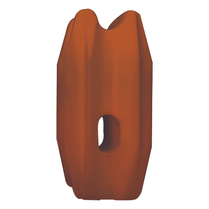 Aislador de Esquina Naranja para Cercos Eléctricos / 18 kV / Resinas Vírgenes / Resistencia 7.5-10.2 kg / Anti UV / 66 mm x 31.6 mm