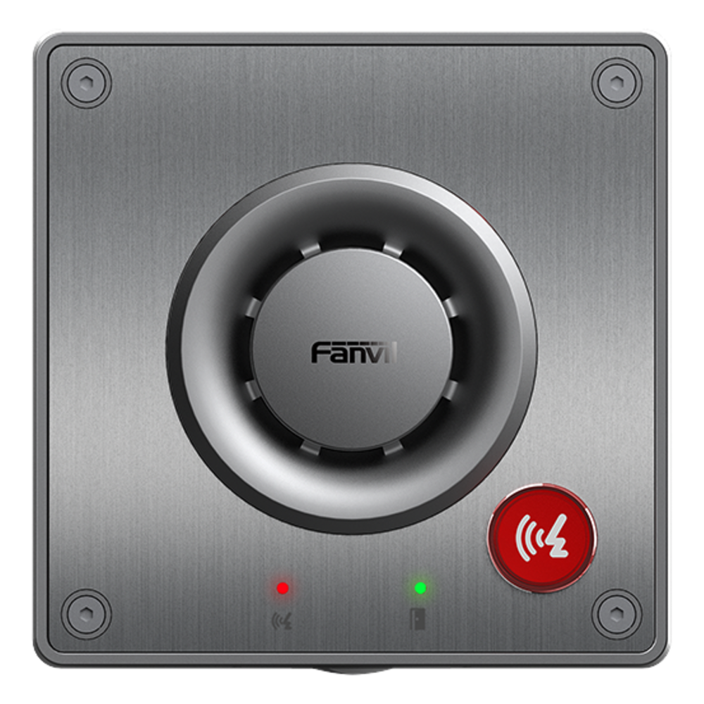 Intercom IP de Audio para Exterior / Altavoz 5W y Doble Micrófono con Reducción de Ruido / Panel Acero Inoxidable y Cuerpo Aluminio / IP66 e IK10