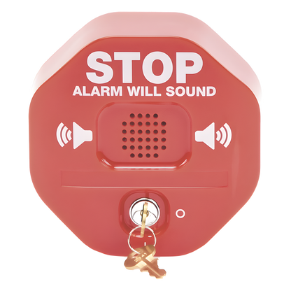 Alarma Multifunción Exit Stopper® para proteger puertas dobles (incluye contactos magnéticos)