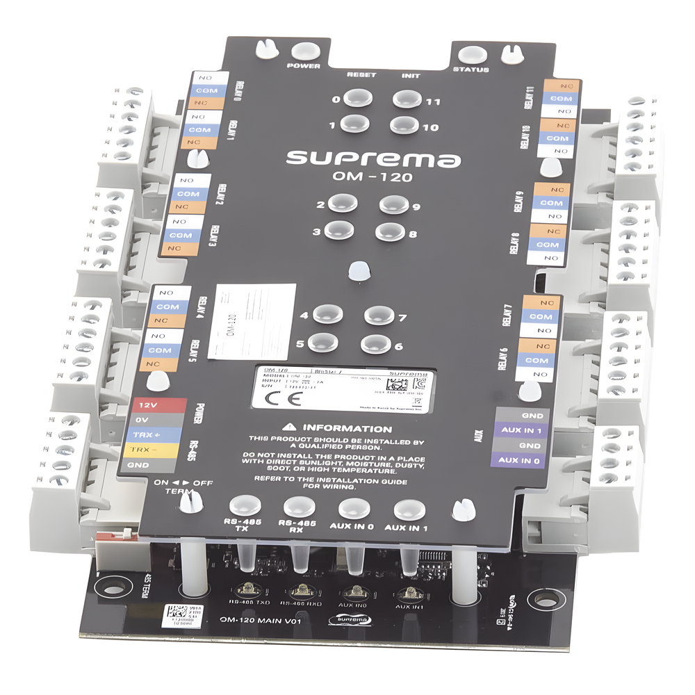 Módulo de Control / 12 Relevadores de Salida con Función para Control de Elevadores
