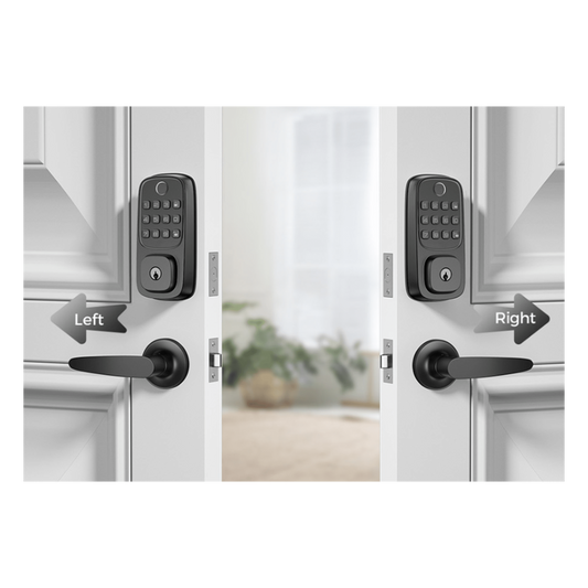 Cerradura Inteligente WiFi / Escáner de Huellas Dactilares / Teclado Numérico / Control por App / 8 Baterías AA / Bloqueo Manual y Automático