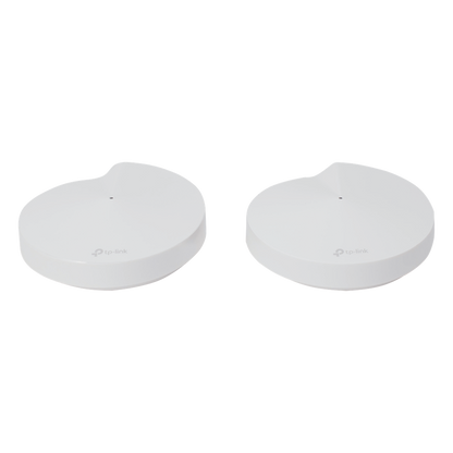 Kit 2 Routers Inalámbricos MESH Interior para Hogar / Doble Banda Wi-Fi 5 AC1300 Mbps / 2 Puerto Gigabit WAN/LAN / 4 Antenas Internas