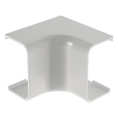Esquinero interior, para uso con canaleta LD10, material ABS, Color Blanco