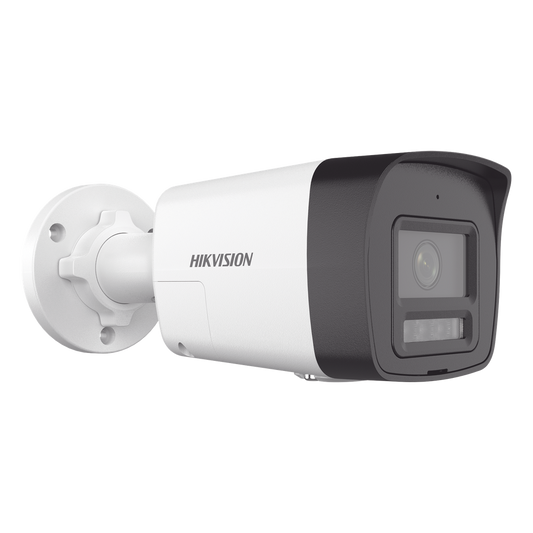 [PROTECCIÓN ACTIVA] Bala IP 4 Megapixel / Lente 2.8 mm / Dual Light (30 mts IR + 20 mts Luz Blanca) / Audio de Dos Vías / Luz Intermitente y Alerta