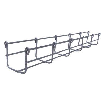 Charola Bimetálica Tipo Malla 66/50 mm, Ideal Para Utilizarse al Exterior o Zonas Húmedas, Hasta 53 Cables Cat6, Tramo de 3 Metros