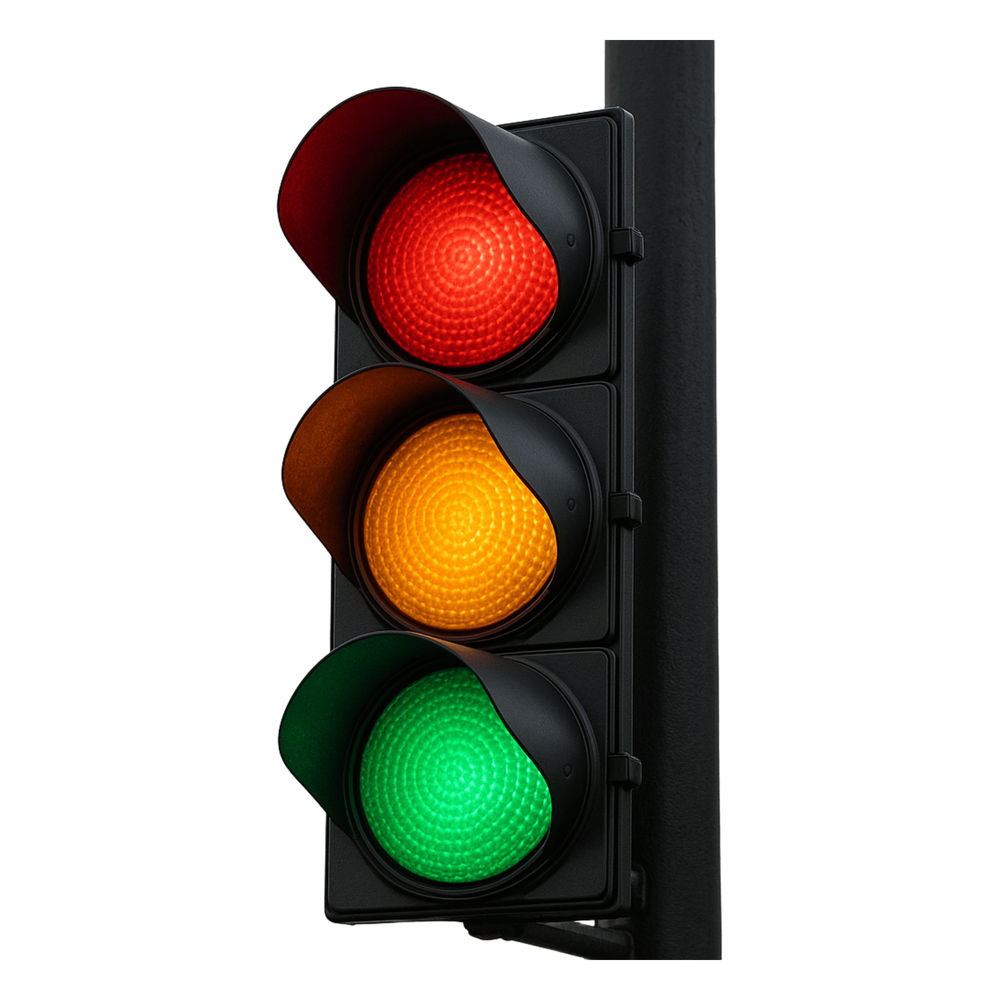 SEMAFORO DE SEÑALIZACION Rojo, Amarillo y Verde / Diametro de cada luz 40cms