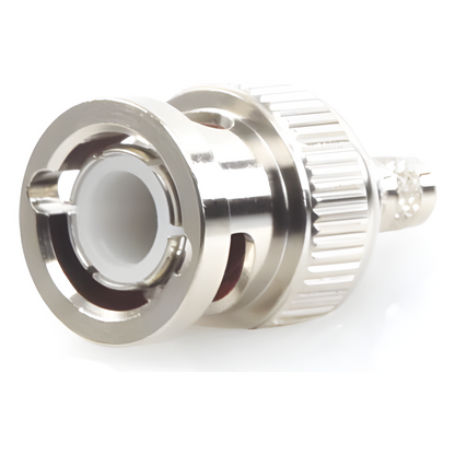 Conector BNC Macho de Anillo Plegable para Cable LP-195, LP-142, LMR-195, RG-58/U, RG-142/U, Níquel/ Oro/ Delrin