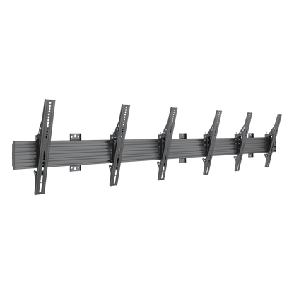 Soporte de Pared para TV / Riel Triple 400T / Capacidad 110 lbs (50 kg) / Compatible 32"-65" / VESA 100x100-600x400 mm / Ajuste Ángulo 5°-15°