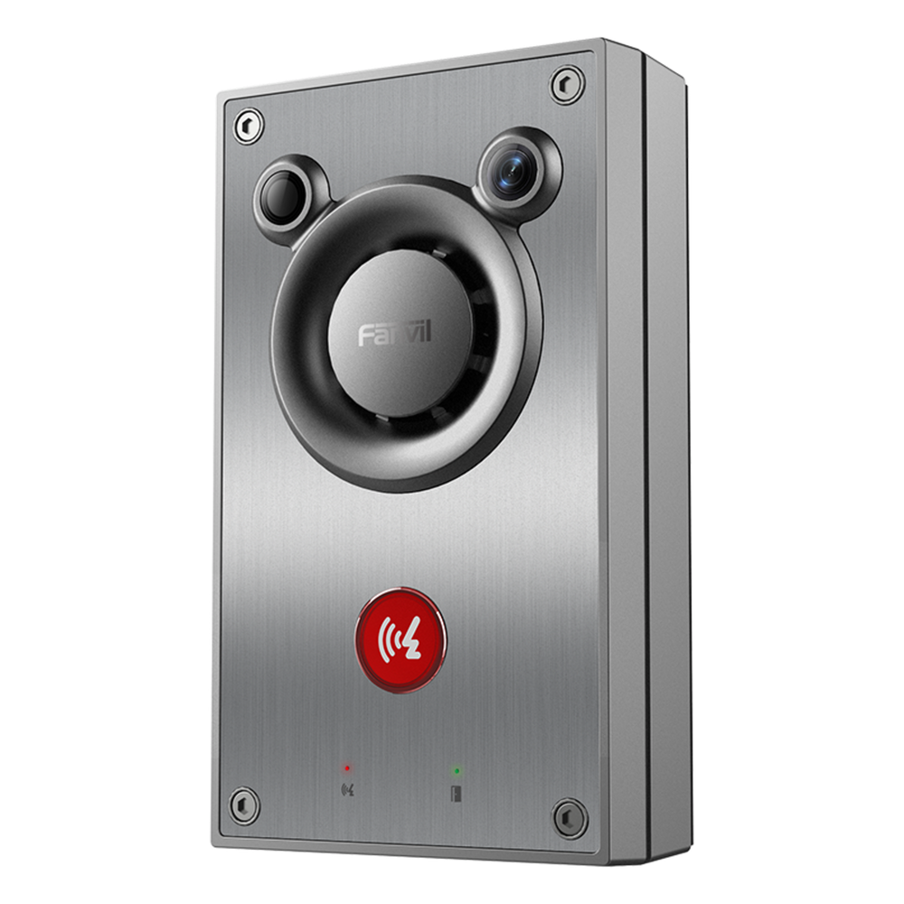 Video Intercomunicador IP con Cámara 4MP / Altavoz 10W / 2 Líneas SIP / IP66 e IK10 Anti-vandálico / PoE 802.3af / Visión Nocturna IR y HDR / -40°C a