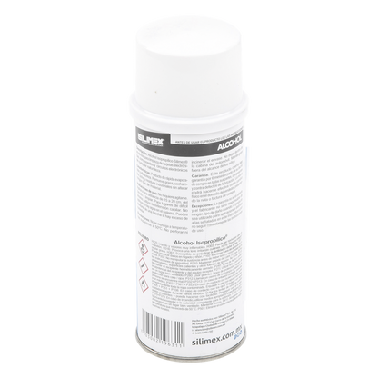 Alcohol Isopropilico en Aerosol para limpieza de equipos de vídeo, fibra óptica, cómputo, y equipo telefónico 250 ml