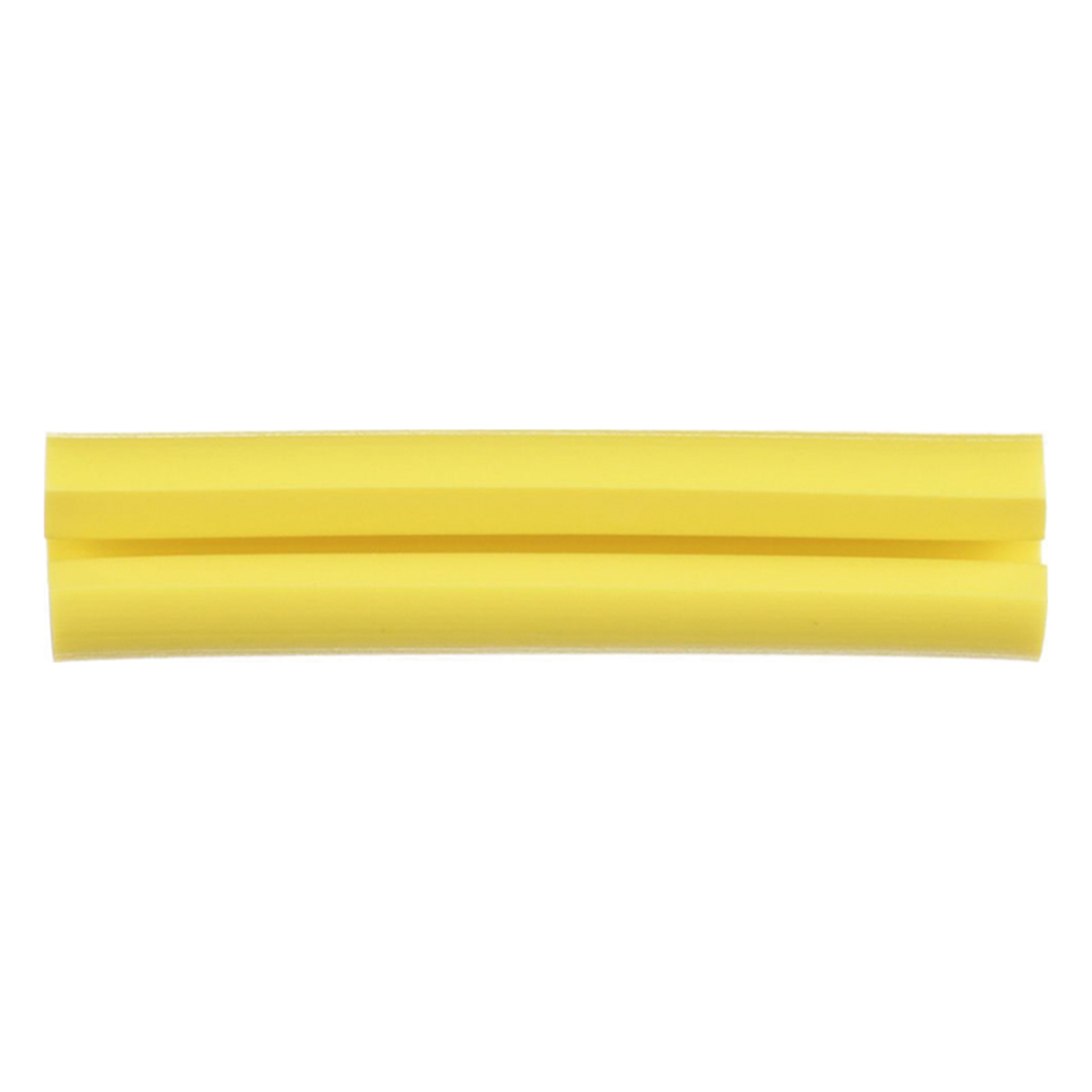 Manguito Porta Etiquetas de Identificación, Para Fibra Simplex de 2 mm, 0.08 Pulgadas (2 mm) de Largo, Color Amarillo, Paquete de 100pz