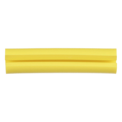 Manguito Porta Etiquetas de Identificación, Para Fibra Simplex de 2 mm, 0.08 Pulgadas (2 mm) de Largo, Color Amarillo, Paquete de 100pz