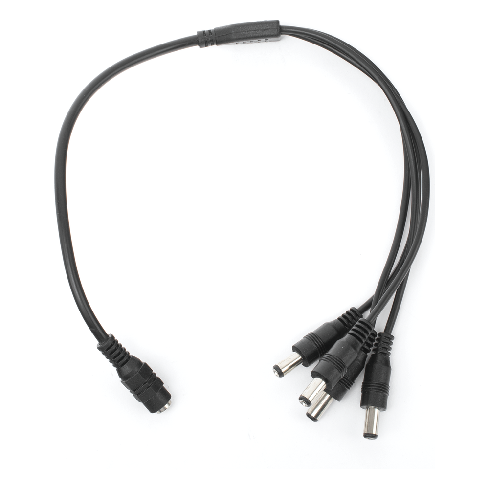 Cable con Conector Jack Hembra de 3.5 mm con 4 Salidas de Jack Macho (Divisor de Energía) / Tipo Pulpo / 4 Conectores Macho / 1 Conector Hembra