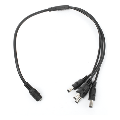 Cable con Conector Jack Hembra de 3.5 mm con 4 Salidas de Jack Macho (Divisor de Energía) / Tipo Pulpo / 4 Conectores Macho / 1 Conector Hembra