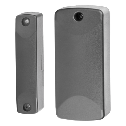 Sensor Magnético Inalámbrico para Exterior / IP56 / Gap 7.5 cm / Entrada Auxiliar NC/C/NO / -40°C a 60°C / Batería 10 Años / 345 MHz