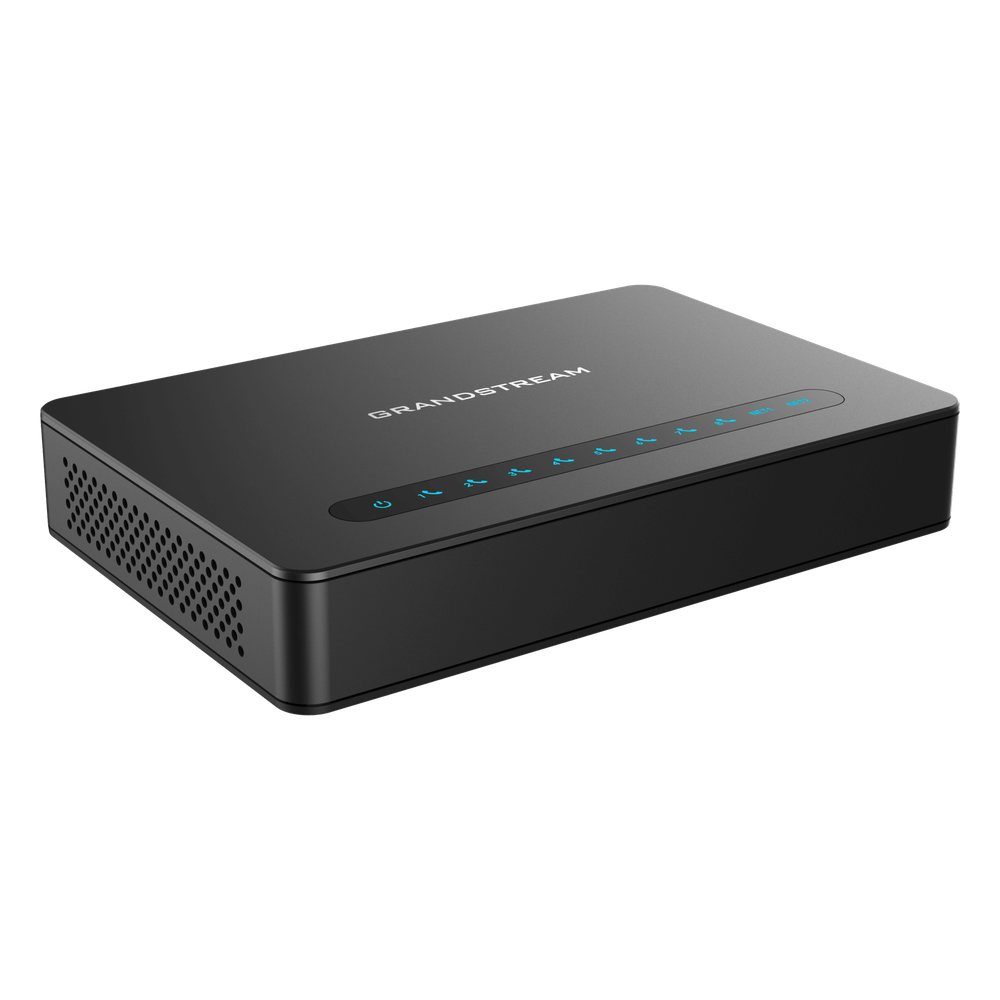 Gateway 8 Puertos FXS (Conectar Teléfono Análogo) con Router NAT Gigabit / 2 Perfiles SIP / Cifrado AES / Conferencia de Voz 3 Participantes