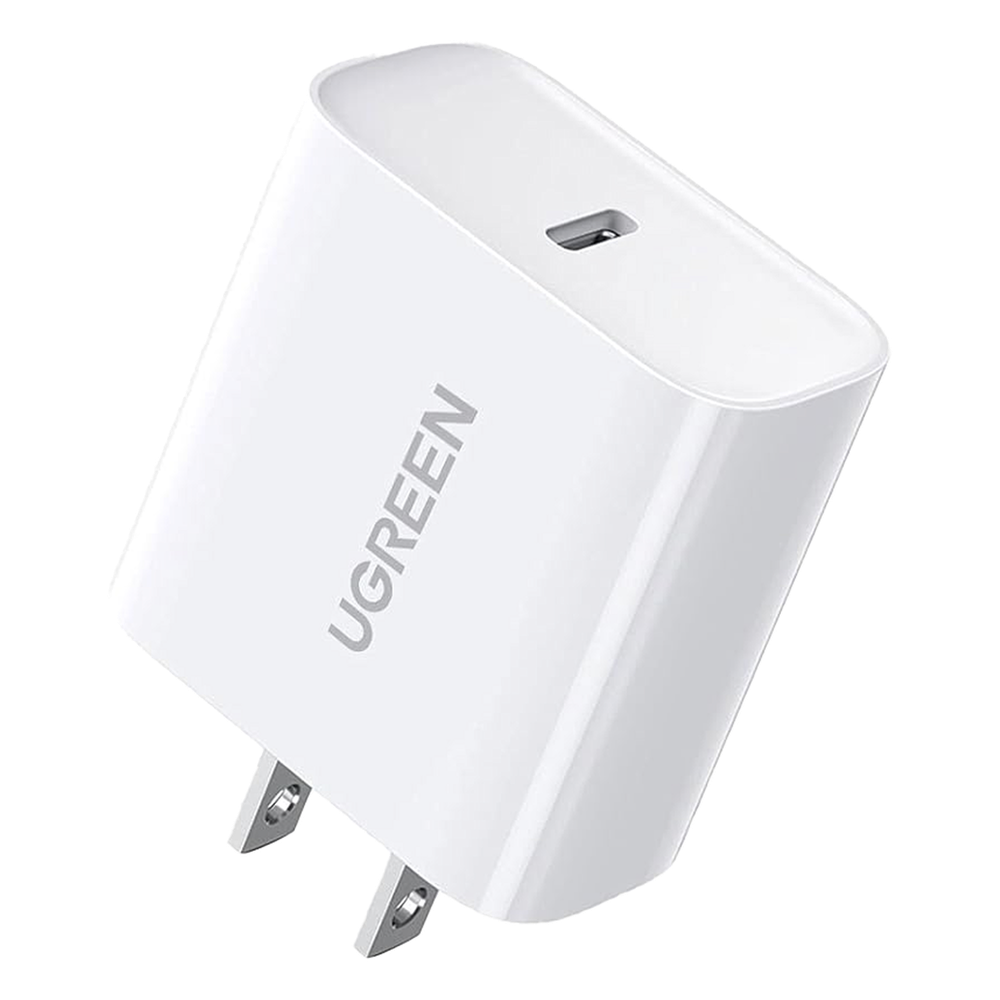 Cargador USB-C de 20W | 1 USB-C de Carga Rápida | QC4.0+ | PD3.0 | PPS | BC1.2| Carga Inteligente | Chip PWM | Múltiple Protección | Mayor Eficiencia