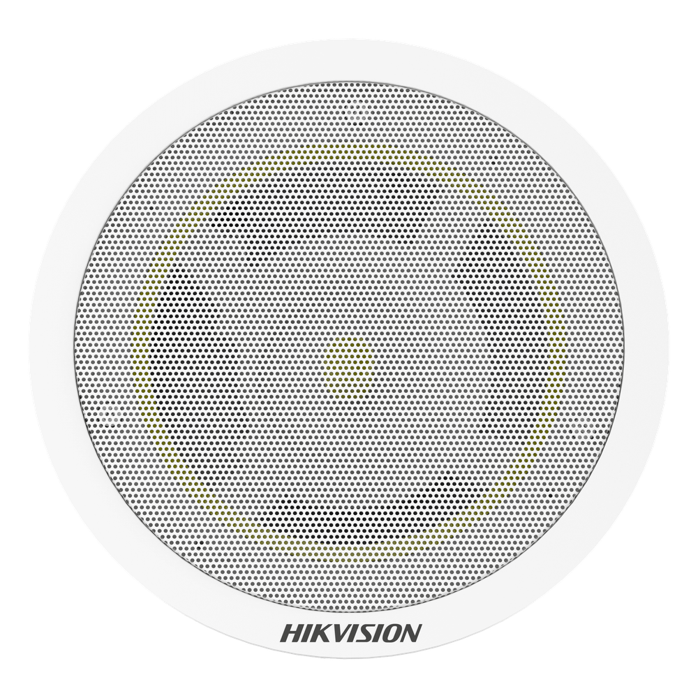 Bocina (Altavoz IP) Con Bluetooth | Montaje en Plafón | 3 Watts | No requiere amplificador | PoE+ | Entrada de alarma | Soporta Bocinas secundarias |