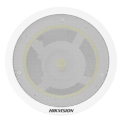 Bocina (Altavoz IP) Con Bluetooth | Montaje en Plafón | 3 Watts | No requiere amplificador | PoE+ | Entrada de alarma | Soporta Bocinas secundarias |
