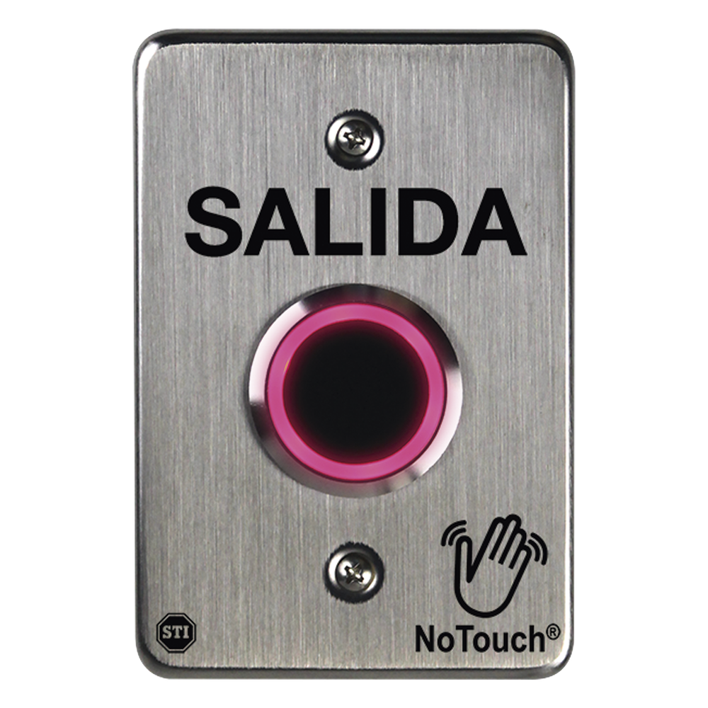 Interruptor IR NoTouch® de Acero Inoxidable, Salida Única, SALIDA