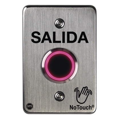 Interruptor IR NoTouch® de Acero Inoxidable, Salida Única, SALIDA
