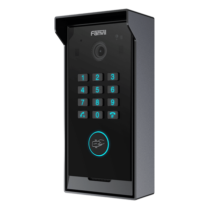 Videoportero Slim IP SIP con Cámara HD, IP IP65, Teclado Numérico y Relé, Apertura por BLE, Tarjeta, Remoto, Protocolo ONVIF, Compatible con App