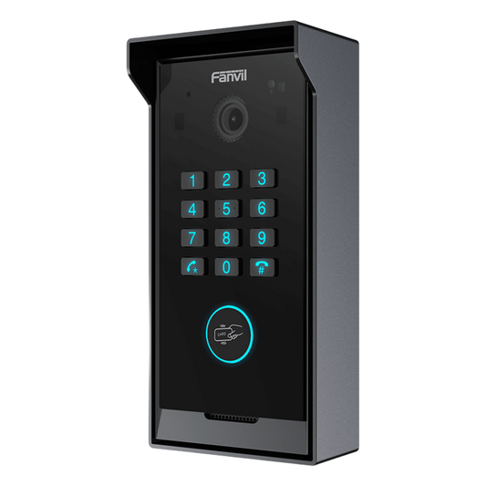Videoportero Slim IP SIP con Cámara HD, IP IP65, Teclado Numérico y Relé, Apertura por BLE, Tarjeta, Remoto, Protocolo ONVIF, Compatible con App