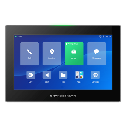 Estación de Intercomunicación SIP con Wi-Fi 6, Bluetooth y Control Total para Agendamiento de Salas y Edificios Inteligentes (Color Negro)