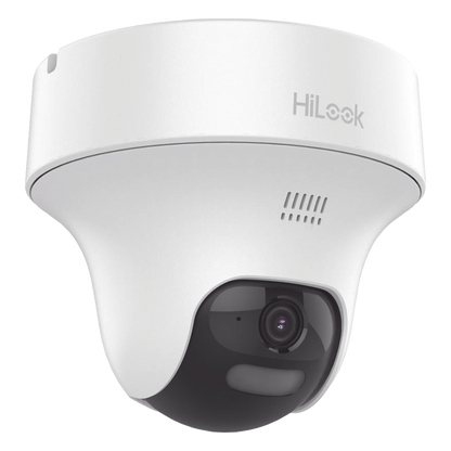 [Audio Bidireccional + Dual Light + ColorVu] Turret PT TURBOHD 2 Megapixel (1080p) / Lente 3.6 mm / 25 mts IR EXIR + 20 mts Luz Blanca / Micrófono y