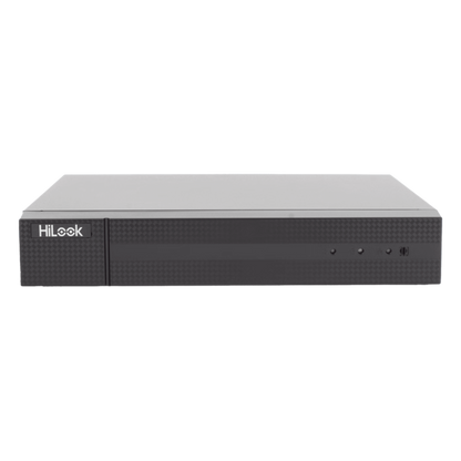 DVR 16 Canales TurboHD + 2 Canales IP / 2 Megapíxel (1080p) Lite / Acusense Lite (Evita falsas alarmas) / Audio por Coaxitron / 1 Bahía de Disco Duro