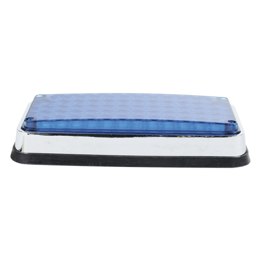 Luz de advertencia de 7x3", Color Azul, Ideal para ambulancias