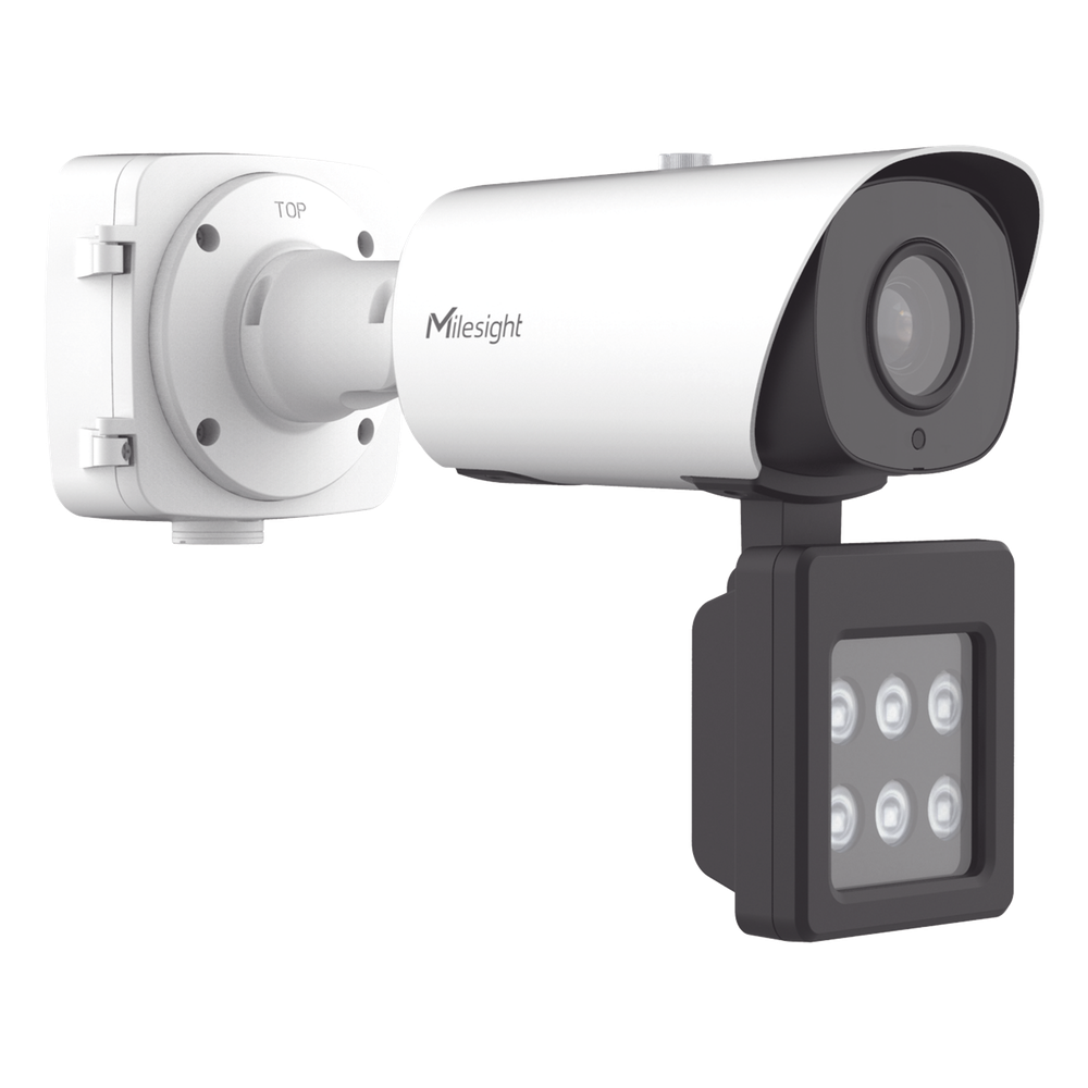 Cámara Bullet AI Road Traffic Pro / LPR en Tiempo Real / Luz Suplementaria IR/Blanca / 90 fps / Starvis 0.002 Lux / Super WDR 140dB / IP67 / ONVIF y