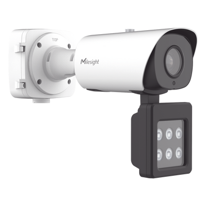 Cámara Bullet AI Road Traffic Pro / LPR en Tiempo Real / Luz Suplementaria IR/Blanca / 90 fps / Starvis 0.002 Lux / Super WDR 140dB / IP67 / ONVIF y